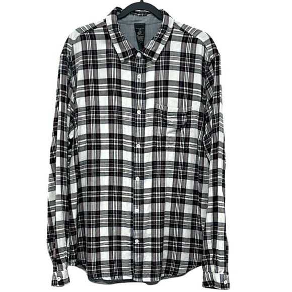 John Varvatos Star USA Neil REVERSIBLE Flannel Plaid Denim
Look Button Down XL - Picture 1 of 16